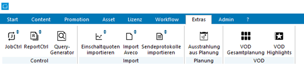 Die neue Kopfzeile der CreateCtrl Suite 10